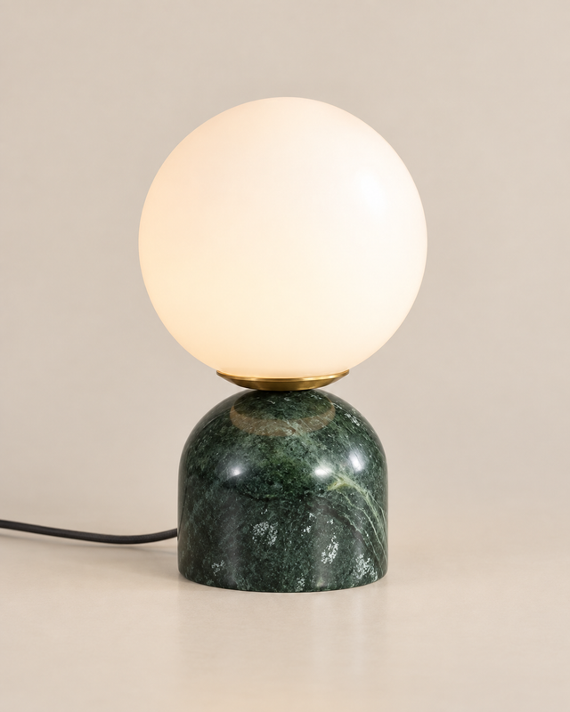 Lampe de table en marbre et verre | CALIA