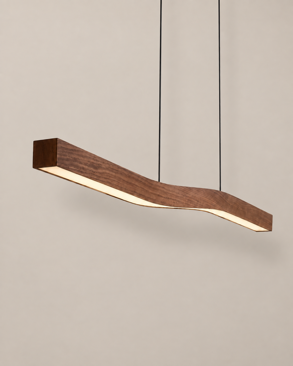 Suspension LED aspect bois | ELINEA